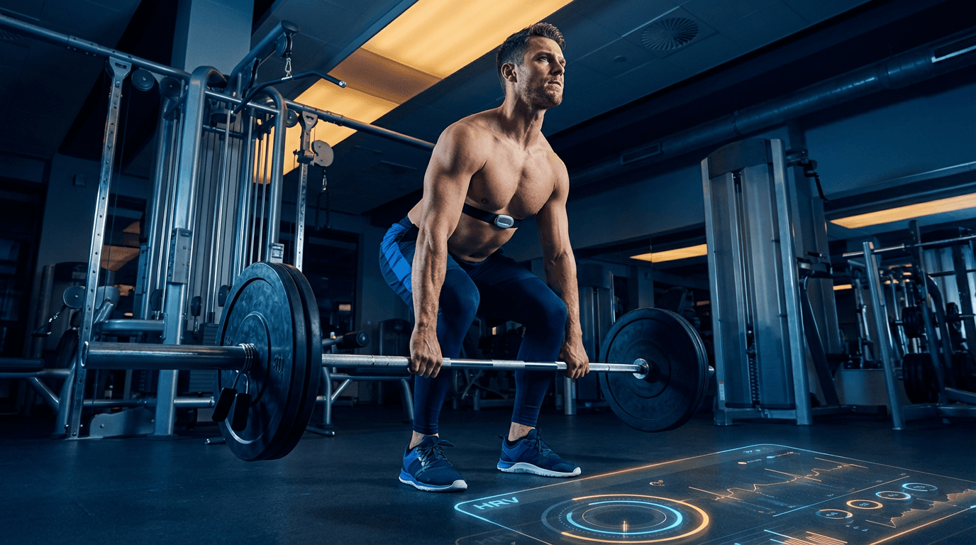 Executive biometrics dashboard showing real-time health data