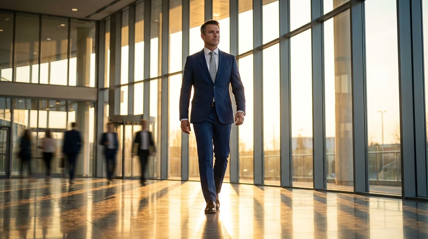 Executive projecting authority and presence through optimized physiology