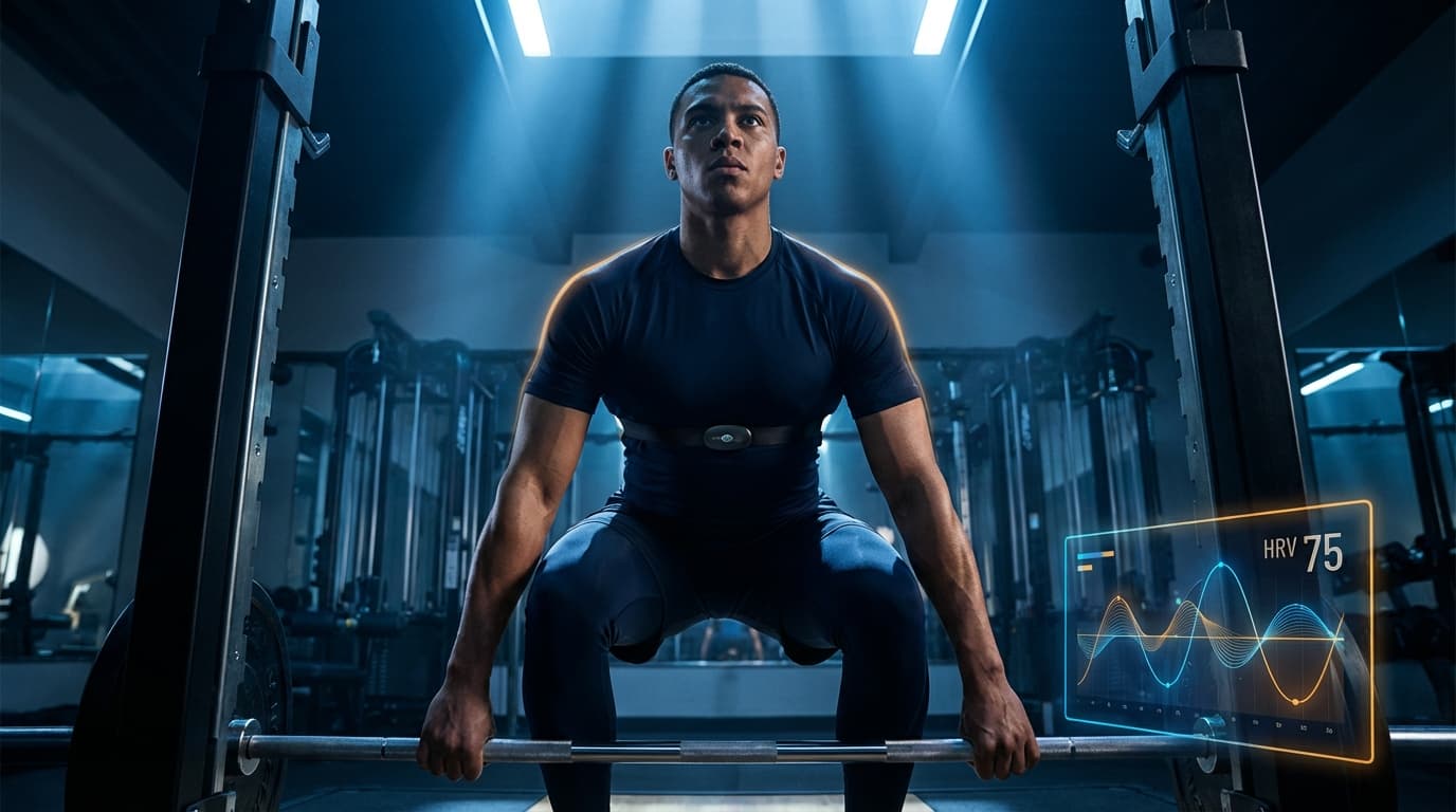 Heart rate variability guided training session with wearable data