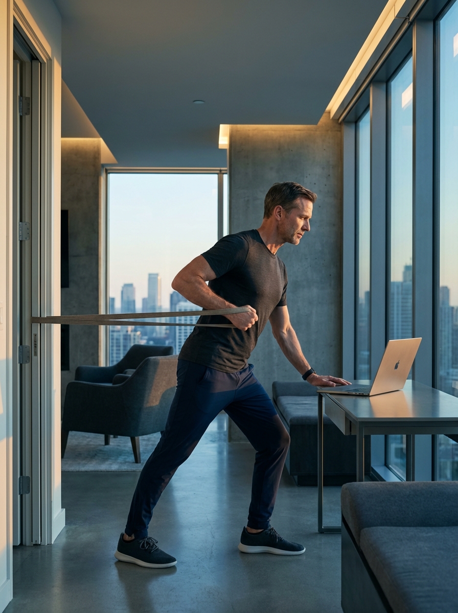 Biometric data dashboard displaying health metrics