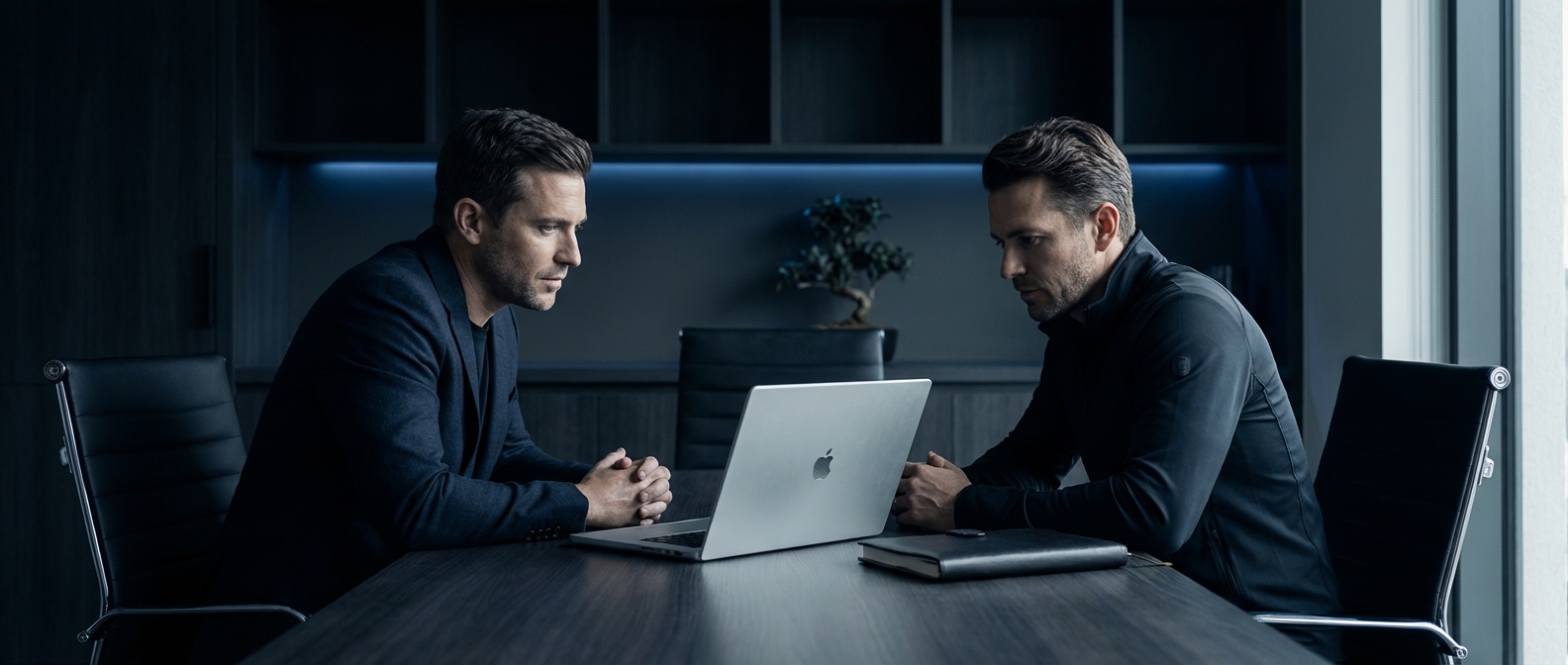 One-on-one coaching session between coach and executive