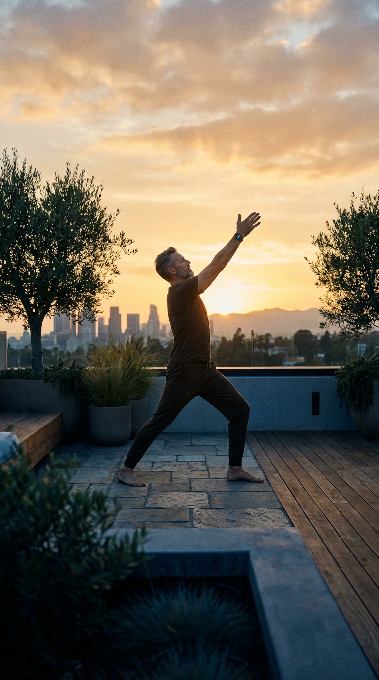 Resilient executive embodying long-term sustainable peak performance